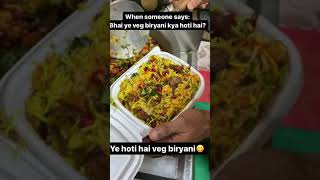 Real veg biryani #vegbiryani #streetfoodindia #short