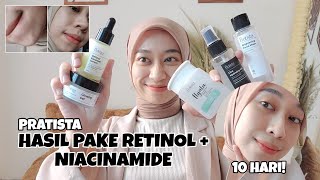 REVIEW JUJUR all in package PRATISTA! COCOK semua dikulitku! Toner hyalu serum retinol dll