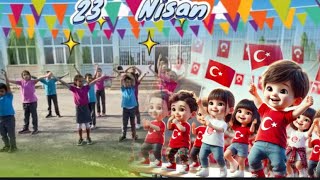 La la la Bugün 23 Nisan ( Yepyeni Danslı Müzikli 23 Nisan Gösterisi)