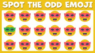 HOW SHARP ARE YOUR EYES #11 l Find The Odd Emoji l Emoji Puzzle | Spot the Difference