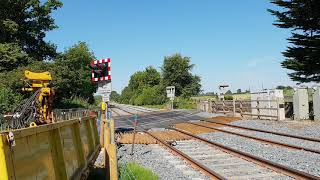 NIR/CIE Enterprise (DVT 9002+ GM 207) @ Drumbane Road Level Crossing 3/7/2018