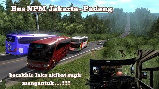 JAKARTA - PADANG GASPOL BERAKHIR CRASS!! BUS NPM EKSEKUTIF CLASS | ETS 2 Indonesia