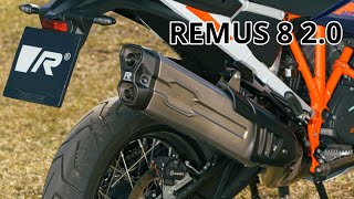 KTM Super Adventure 1290 REMUS 8 Exhaust vs Original sound