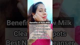 Best Natural Cleanser l How To Use Raw Milk For Glowing Skin l Raw Milk Benefits For Skin #skincare