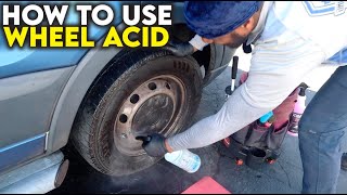 How To Use Wheel Acid Step by Step - Hunter's Mobile Detailing