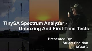 TinySA Spectrum Analyzer Review - Unboxing And First Time Tests