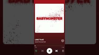 BABYMONSTER - LIKE THAT (Audio)