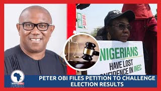 Peter Obi files petition to challenge election results