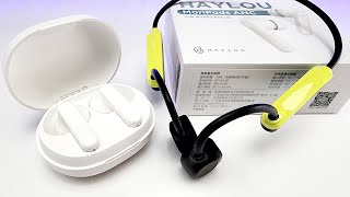 Распаковка лучших наушников за 2999 руб Xiaomi HAYLOU MoriPods ANC и PurFree Lite с Алиэкспресс