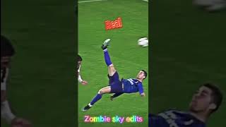 Ronaldo header goal & bicycle kick game vs real