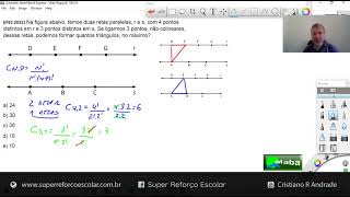 MABA CONCURSOS  -  COMBINAÇÕES E GEOMETRIA  -  IFES  -  2022  -  Com prof. Cristiano Andrade