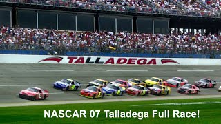 NASCAR 07 Busch Series Custom Schedule Season Race 15/30 at Talladega Full Race Live Stream