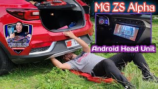 MG ZS Alpha Android Head unit Installation Home Service