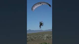 Nice little landing on my flat top paramotor! #paramotor #flying