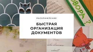 Порядок в документах. Расхламление и организация документов. Метод КонМари