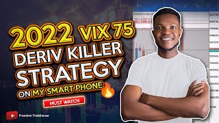 How I Trade VIX 75 with my SMARTPHONE in 2022 | 500 - 2000 pips within 2 hours (FULL VIDEO)