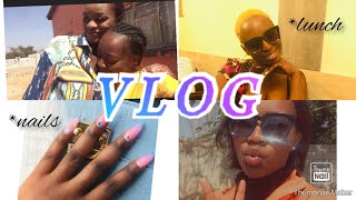 VLOG : last minute goodbyes // nails // lunch date ♥️🦋 #zambianyoutuber #alesha