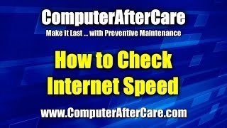 Check Internet Speed