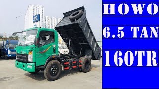 Xe Ben Howo 6T5 Euro 4 | Đánh Giá Xe Ben TMT Howo 6 Tấn 5 | Ben TMT 6.5 Tấn Thùng 5 Khối