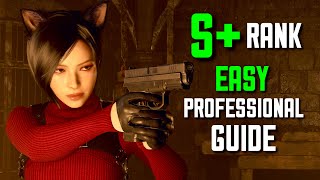 RESIDENT EVIL REMAKE SEPARATE WAYS PROFESSIONAL S+ (HOW TO GET S+)