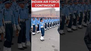 INDIAN AIR FORCE CONTINGENT 🇮🇳⚔️ #indianairforce #republicday #26january #kartavyapath #shorts