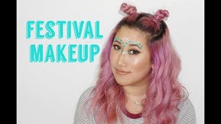 Coachella/Festival Makeup Tutorial || heidiroro