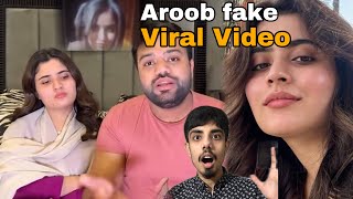 Aroob Jatoi Fake Viral Video😱||Ducky Bhai Response To Fake Video Please Stop 🛑 ||​⁠​⁠