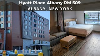 Hyatt Place Albany, Albany, NY (RM. 509 King, Room Tour)