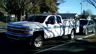 clip of Forest Service Fire Truck, Lassen National Forest C-1. '14-'19 Chevy 3500 HD # 4268 1-24-'23