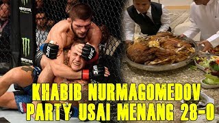 Khabib Nurmagomedov Bikin Party Usai Cekik Dustin Poirier