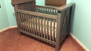 DIY Custom Baby Crib Build | Timelapse