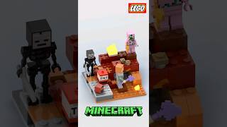 LEGO Minecraft 🧱 21139, The Nether Fight #speedbuild #lego #minecraft #nether #legospeedbuilding