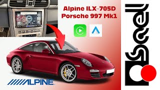 Aggiorna la tua Porsche Carrera 997 MK1: Alpine iLX-705D con CarPlay e DAB