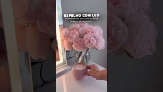 Espelho LED pra mudar o visual do seu quarto  😍🫶🏼🤭#espelho #led #achadonhos #shopee