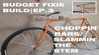 BUDGET VINTAGE FIXIE BUILD SERIES | EPISODE 3 CUTTING THE BARS & STEM