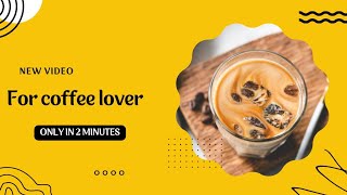 Coffee recipe || Instant cold coffee only in 2 minutes #coffee #coffeelover #subscribe