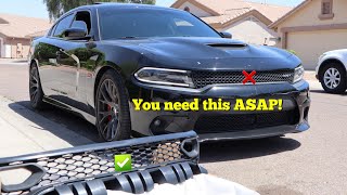 This will make your old charger look new again! Dodge Charger bumper cover removal & grille upgrade!