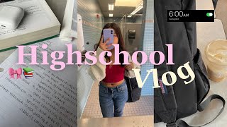 Realistic Winter Highschool vlog | studying, grwm, school vlogs & more