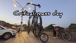 Critical mass day/Night ride in Tbilisi