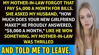 "MIL Overlooks My $4,000 Support, Grills My Husband About His New Girlfriend’s Income!"