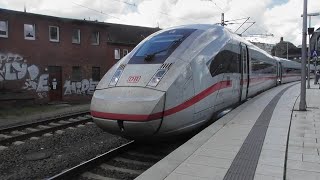 Hamburg Hbf - Bahnverkehr mit Baureihe 112, 182, 401, 412, 474(+Werbe) und 490