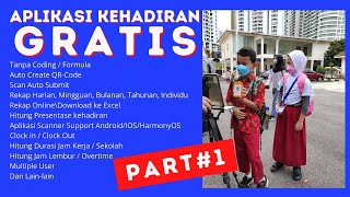 Aplikasi Kehadiran Gratis Untuk Sekolah dan Perkantoran Tanpa Coding | Part1