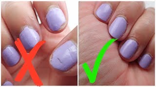 HOW TO PREVENT NAIL POLISH FROM PEELING/CHIPPING| ITZANAILSNBEAUTY