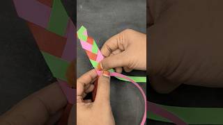 ছোট্ট মিনির জন্য Paper দিয়ে Friendship band তৈরি করলাম😱#shorts #friendshipband #youtubeshorts #diy