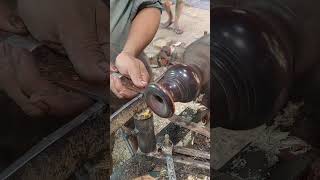 Woodturning Working 2025 #woodturner #woodturnerlathe #woodworkingtools