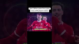 Crazy with player s names @FOOTBALL COMMENTARY  #fouryourpage #peter #drury #commentry #footballtikt