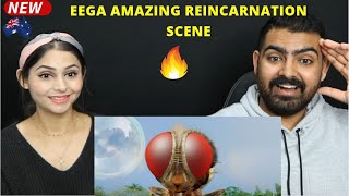 EEGA Amazing Reincarnation Scene | Nani, Kichcha Sudeep | Full Movie Reaction part 3