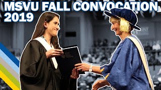 MSVU Fall Convocation 2019 Highlights