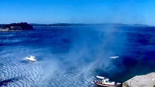 Bura blasting through Hvar, 23.02.2019.