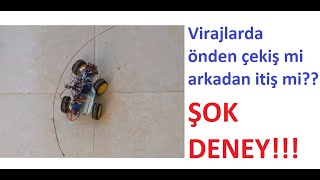 Yol tutuşta önden çekiş mi arkadan itiş mi?? ŞOK  DENEY!!